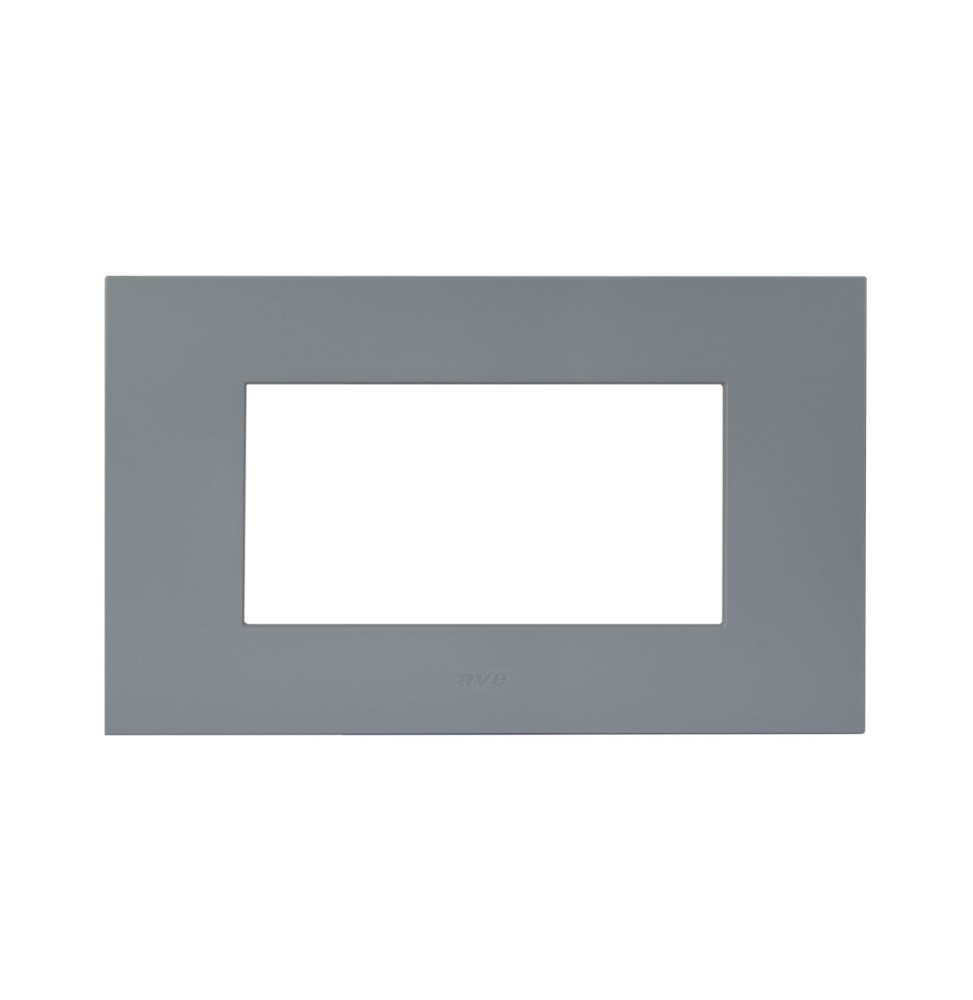 Placca Grigio Opaco in tecnopolimero Smart44 4 moduli AVE 44PSME4GO