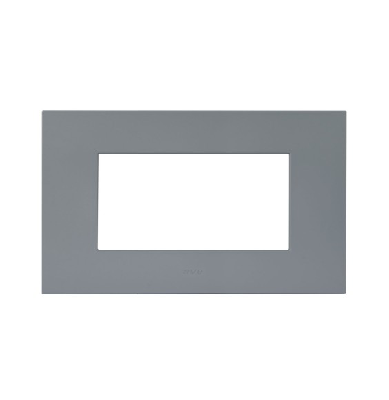 Placca Grigio Opaco in tecnopolimero Smart44 4 moduli AVE 44PSME4GO