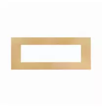 Placca Oro Opaco in tecnopolimero Smart44 7 moduli AVE 44PSME7ORO