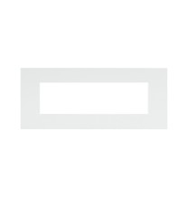 Placca Bianco Whitek in tecnopolimero Smart44 7 moduli AVE 44PSME7BO
