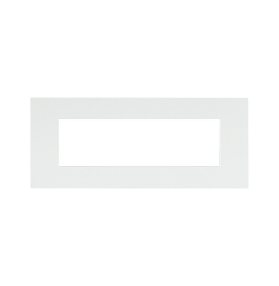 Placca Bianco Whitek in tecnopolimero Smart44 7 moduli AVE 44PSME7BO