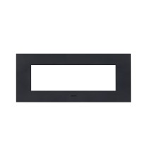 Placca Grigio Tekla in tecnopolimero Smart44 7 moduli AVE 44PSME7GTK