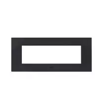 Placca Grigio Tekla in tecnopolimero Smart44 7 moduli AVE 44PSME7GTK