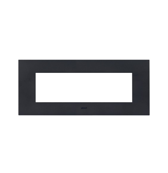 Placca Grigio Tekla in tecnopolimero Smart44 7 moduli AVE 44PSME7GTK