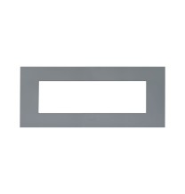 Placca Grigio Opaco in tecnopolimero Smart44 7 moduli AVE 44PSME7GO