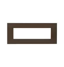 Placca Bronzo Opaco in tecnopolimero Smart44 7 moduli AVE 44PSME7BRZ