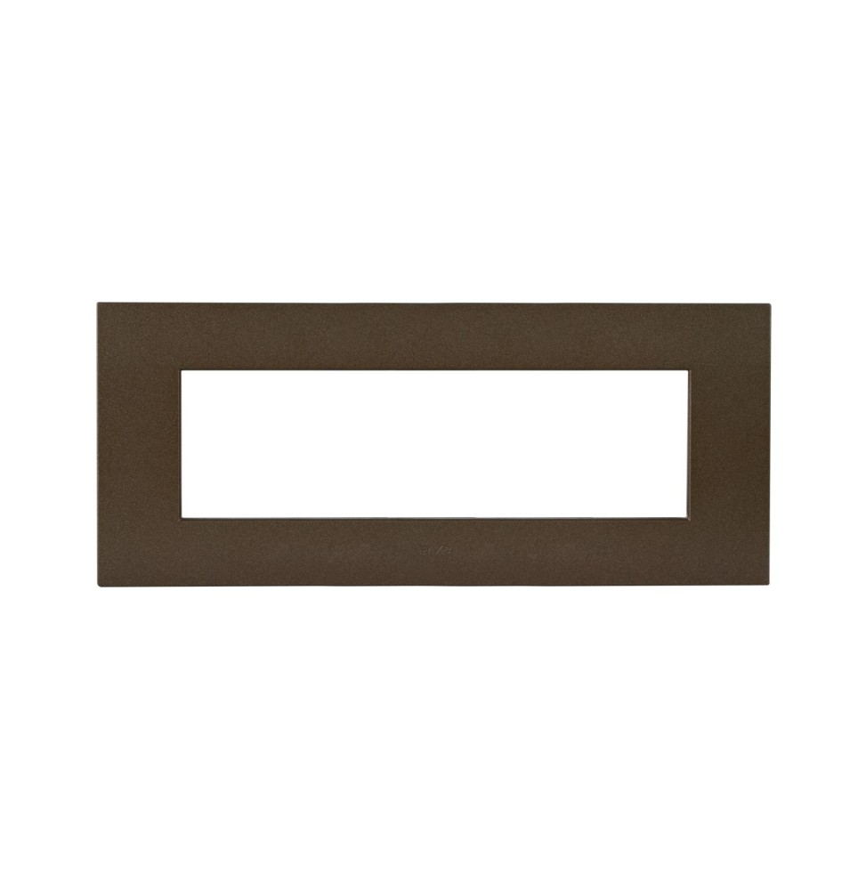 Placca Bronzo Opaco in tecnopolimero Smart44 7 moduli AVE 44PSME7BRZ