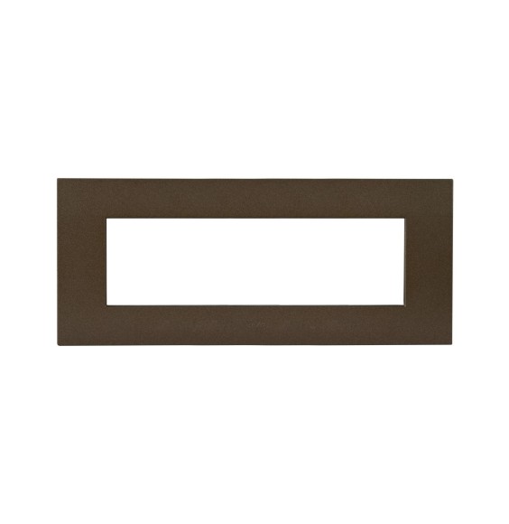 Placca Bronzo Opaco in tecnopolimero Smart44 7 moduli AVE 44PSME7BRZ