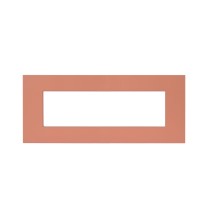 Placca Terracotta in tecnopolimero Smart44 7 moduli AVE 44PSME7TCO