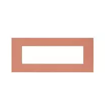 Placca Terracotta in tecnopolimero Smart44 7 moduli AVE 44PSME7TCO