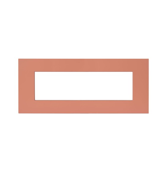 Placca Terracotta in tecnopolimero Smart44 7 moduli AVE 44PSME7TCO
