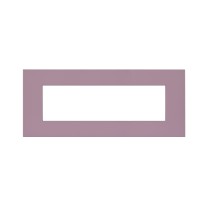 Placca Viola Opaco in tecnopolimero Smart44 7 moduli AVE 44PSME7VIO