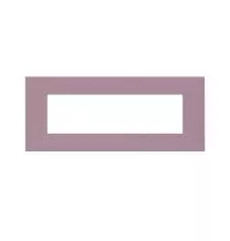 Placca Viola Opaco in tecnopolimero Smart44 7 moduli AVE 44PSME7VIO