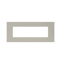 Placca Tortora in tecnopolimero Smart44 7 moduli AVE 44PSME7TO