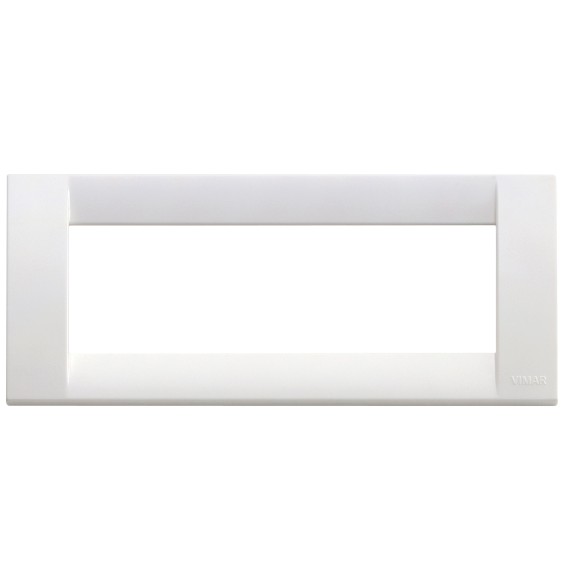 Placca 6 Moduli bianco brillante Vimar Idea Classica 16746.01