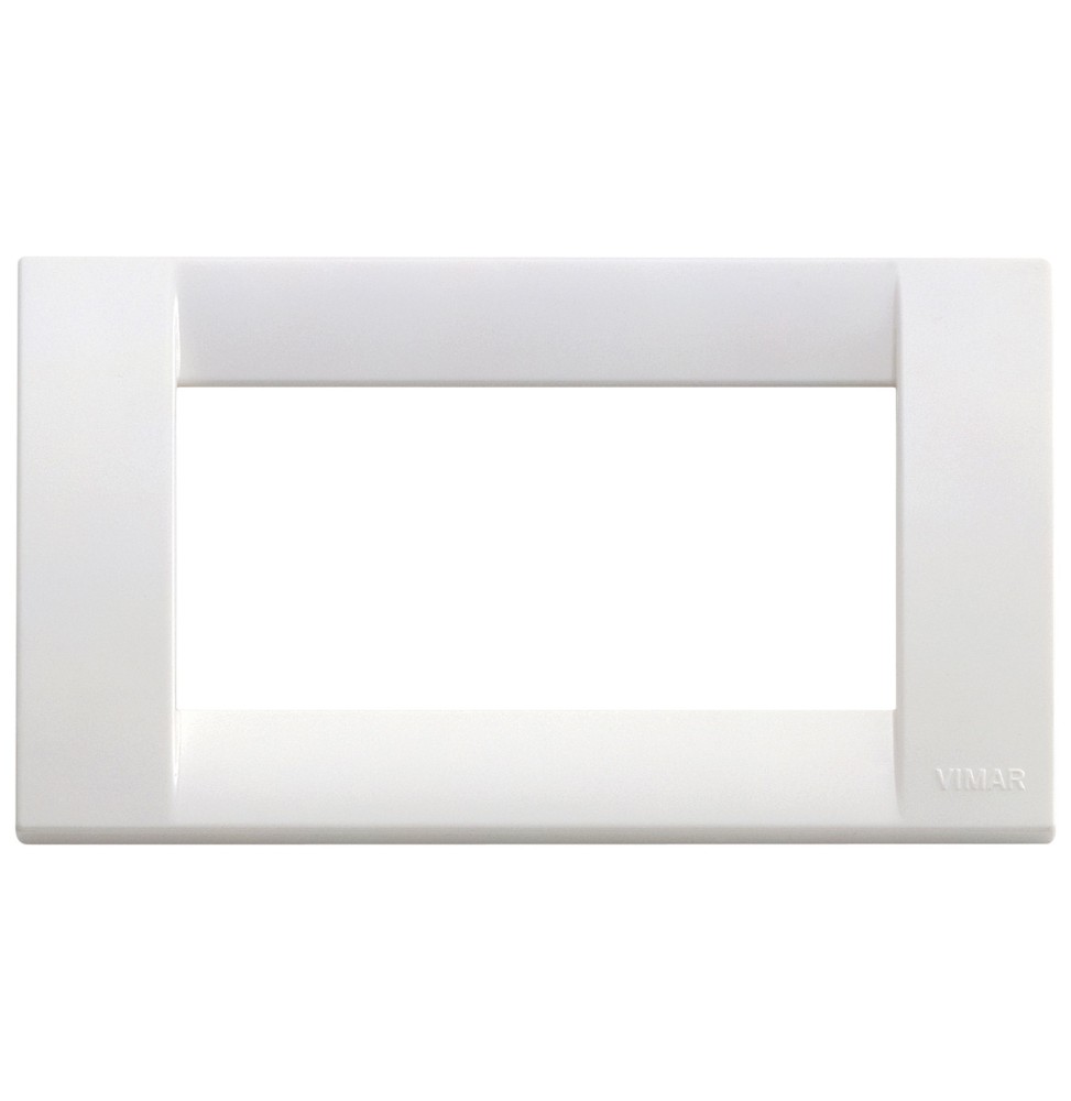 Placca Vimar Idea Classica 4 Moduli Bianco Brillante 16744.01