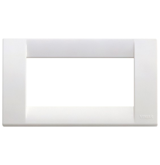 Placca Vimar Idea Classica 4 Moduli Bianco Brillante 16744.01