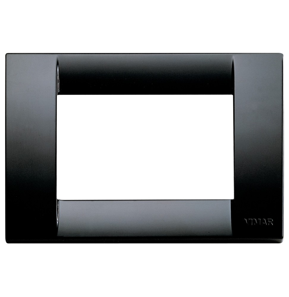Placca 3 Moduli nera in tecnopolimero Vimar Idea Classica 16743.16