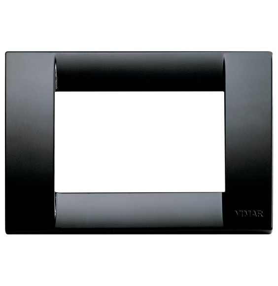 Placca 3 Moduli nera in tecnopolimero Vimar Idea Classica 16743.16