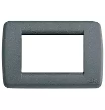 Placca Vimar Idea Rondo' 3 Moduli Ardesia 16753.46