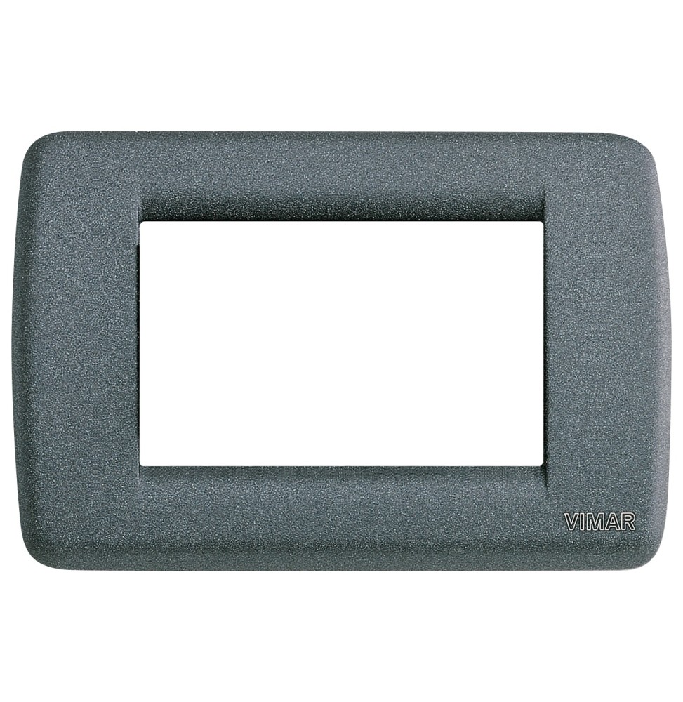 Placca Vimar Idea Rondo' 3 Moduli Ardesia 16753.46