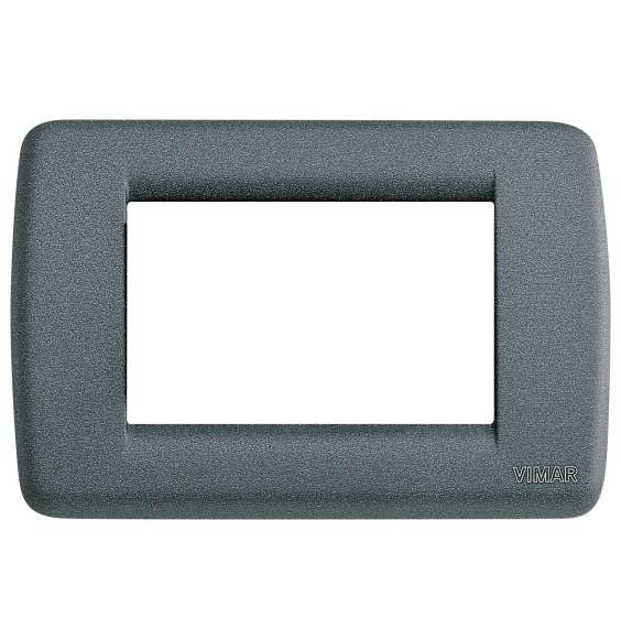 Placca Vimar Idea Rondo' 3 Moduli Ardesia 16753.46