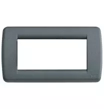 Placca Vimar Idea Rondo' 4 Moduli in Ardesia 16754.46