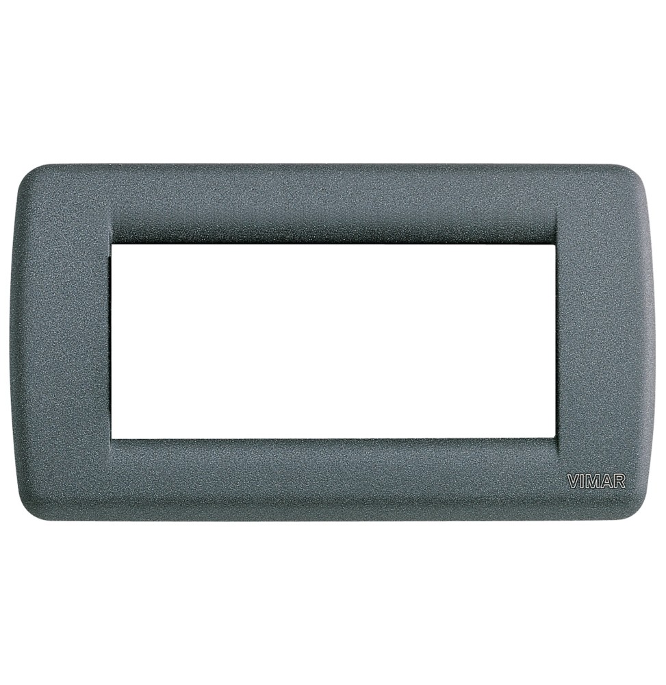 Placca Vimar Idea Rondo' 4 Moduli in Ardesia 16754.46
