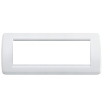 Placca 6 Moduli Bianco Brillante Vimar Idea Rondo' 16766.01