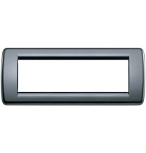 Placca Vimar Idea Rondo' 6 Moduli Grigio Grafite 16766.15