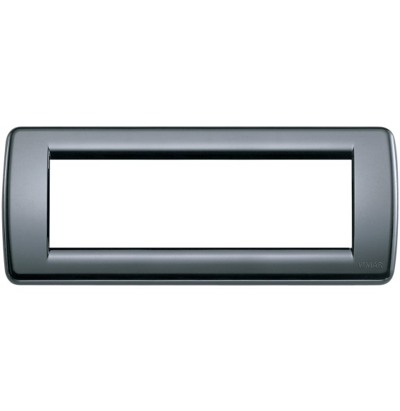 Placca Vimar Idea Rondo' 6 Moduli Grigio Grafite 16766.15
