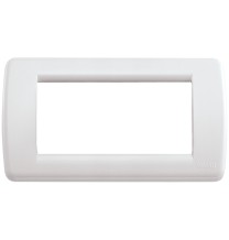 Placca 4 Moduli Bianco Vimar Idea Rondo' Codice 16764.04