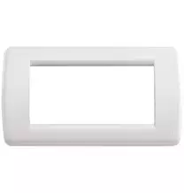 Placca 4 Moduli Bianco Vimar Idea Rondo' Codice 16764.04