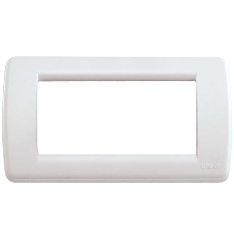 Placca 4 Moduli Bianco Vimar Idea Rondo' Codice 16764.04