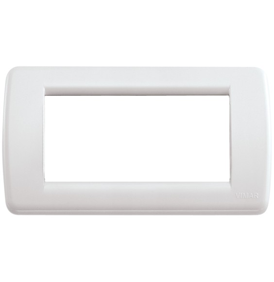 Placca 4 Moduli Bianco Vimar Idea Rondo' Codice 16764.04