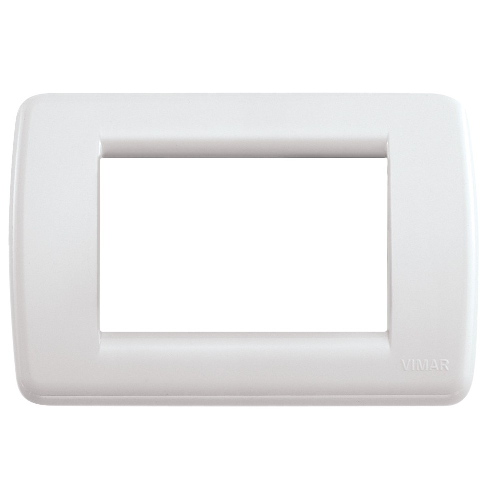Placca 3 Moduli Colore Bianco Vimar Idea Rondo' 16763.04