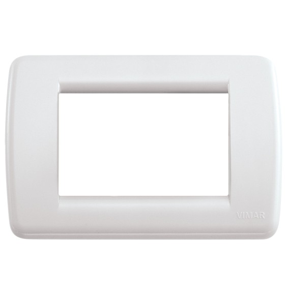 Placca 3 Moduli Colore Bianco Vimar Idea Rondo' 16763.04