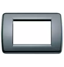 Placca Vimar Idea Rondo' 3 Moduli Grigio Grafite 16763.15