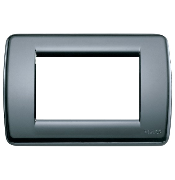 Placca Vimar Idea Rondo' 3 Moduli Grigio Grafite 16763.15