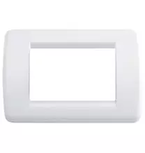 Placca 3 Moduli bianco brillante Vimar Idea Rondo' 16763.01