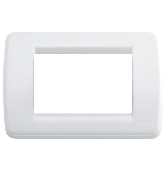 Placca 3 Moduli bianco brillante Vimar Idea Rondo' 16763.01