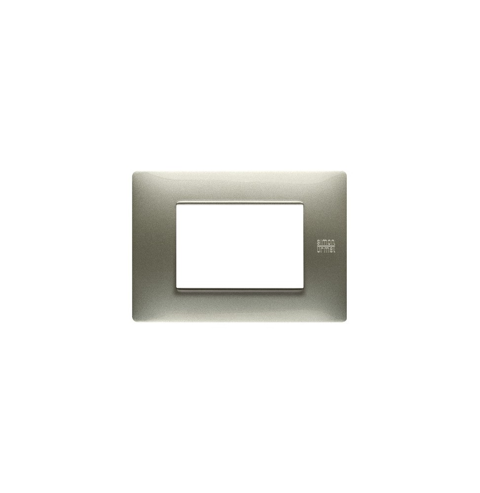 Placca Flexa in Tecnopolimero Titanio 3 Moduli Urmet 11803.TT