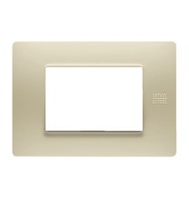 Placca Flexa in Tecnopolimero Avorio 3 Moduli Urmet 11803.AV