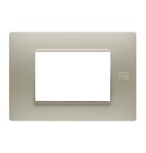 Placca Flexa Tecnopolimero Sabbia 3 Moduli Urmet 11803.SB