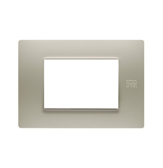 Placca Flexa Tecnopolimero Sabbia 3 Moduli Urmet 11803.SB