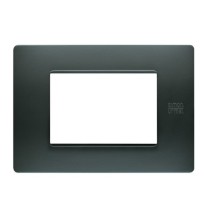 Placca Flexa Tecnopolimero Antracite 3 Moduli Urmet 11803.AN