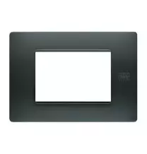 Placca Flexa Tecnopolimero Antracite 3 Moduli Urmet 11803.AN
