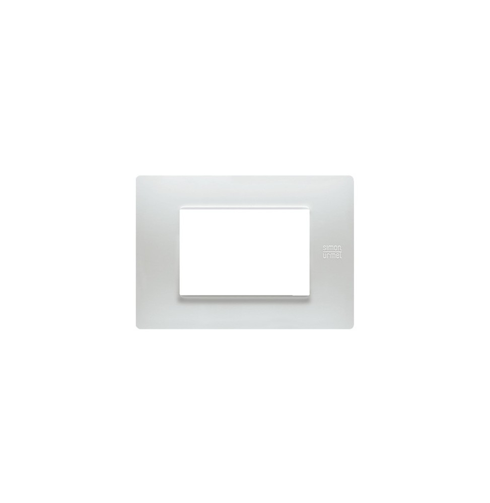 Placca Flexa Tecnopolimero Bianco 3 Moduli Urmet 11803.BN
