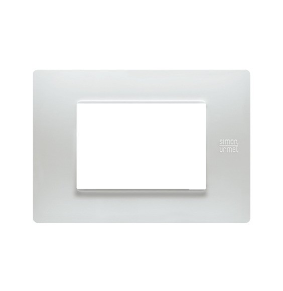 Placca Flexa Tecnopolimero Bianco 3 Moduli Urmet 11803.BN