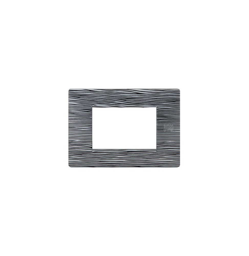 Placca Flexa in Tecnopolimero Scratched 3 Moduli Urmet 11803.SC